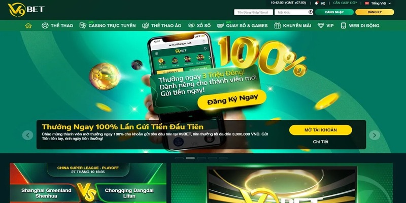 Nhiều sản phẩm hấp dẫn tại V9BET